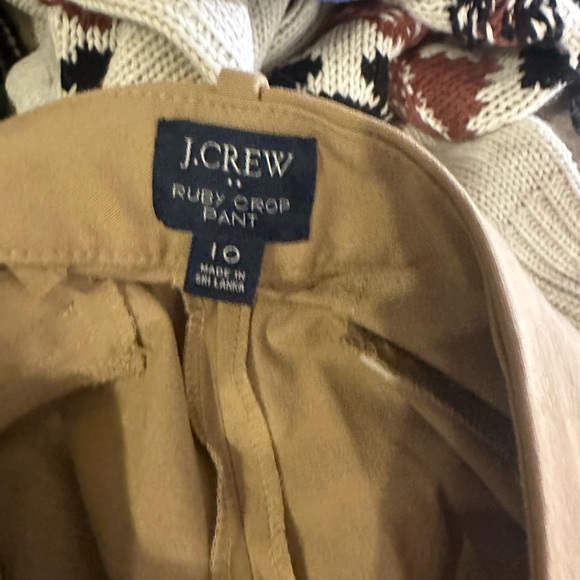 Womens J Crew Slim Cropped Ruby Pant in Stretch Twill, Size 12 - Picture 4 of 4